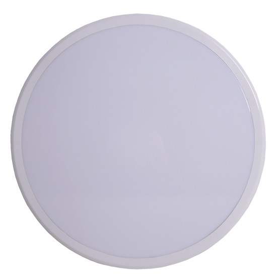 Plafoniera de exterior IP65 Rotunda Alba Fi300, 24W=200W, 6500K, lumina rece