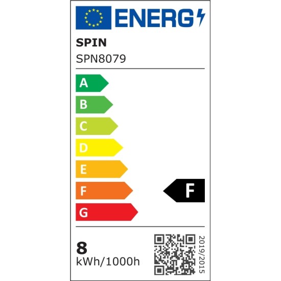 Aplica LED BAT Ovala 8W=60W, 6500K, lumina rece, cu protectie IP65 - imagine 2
