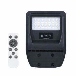 Corp Stradal cu sensor de miscare,panou solar monocristalin integrat si telecomanda - 30W/6500k