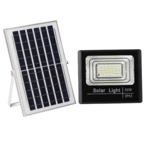 Proiector cu Panou Solar Monocristalin si telecomanda - 50W/6500k