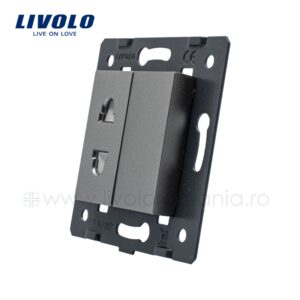 Modul Priza Simpla Neagra