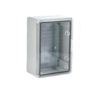 Dulap ABS cu usa transparenta si contrapanou metalic